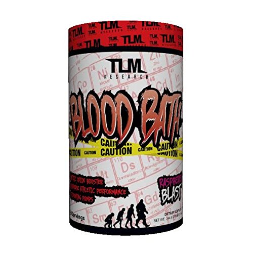 TLM Research Blood Bath Non Stim Nitric Oxide Booster with Agmatine, Citrulline Malate, Agmatine, and Norvalline for Intense Pumps