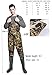 Men waders Waterproof Chest Waders Bootfoot Chest Wader Light Hunting fly Fishing Waders for Men with Boots Nylon/PVC Wader camo size 13