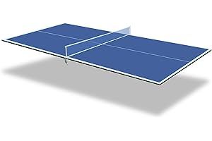GENERIC Ping Pong Table Top for Billiard Table, 7FT/8FT/9FT Foldable Table Tennis Table Topper for Pool Table, Indoor Outdoor Table Tennis Conversion Top w/Net & Premium Foam Padding