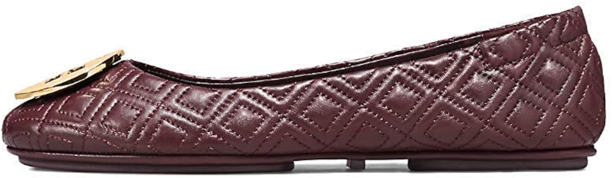 tory burch quilted minnie flat