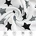 Boritar Baby Lounger Cover Removable 2 Pack Slipcover for Newborn Lounger, Super Soft Minky Snug Fitted, Grey Arrow and Stars Printed with Dotted Backing