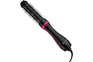 Revlon RVDR5292F One-Step™ Root Booster with Ionic Technology, 1.5 Inch Round Brush Ionic Hair Dryer, Hair Styler, 3 Heat/Spe