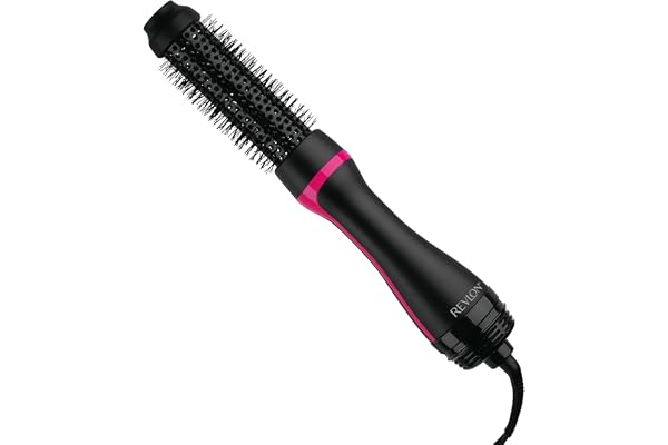 Revlon RVDR5292F One-Step™ Root Booster with Ionic Technology, 1.5 Inch Round Brush Ionic Hair Dryer, Hair Styler, 3 Heat/Spe