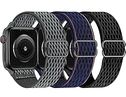 Swhatty Stretchy Nylon Solo Loop Bands Compatible
