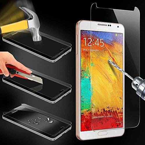 Iglobalbuy Tempered Glass Film Screen Protector Tempered Glass 0.3mm Screen Protector Work for Samsung Galaxy Note3 (Samsung Galaxy Note3)