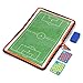 Hipiwe Football /Soccer Coach Board with Zipper - Perfect Leather Soccer Tactics Board for Coaches, Players