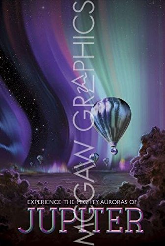 Bruce McGaw Graphics Jupiter, Vintage Reproduction, Wall Art Print Poster, Paper Size 11" x 14" Image Size 8" x 12"(1724)