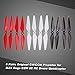Goolsky 6 Pairs Original CW/CCW Propeller for MJX Bugs 2C B2W RC Drone Quadcopter