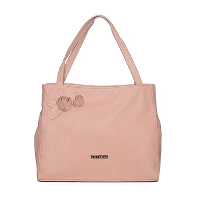 Caprese Rosamund Womens Tote Bag (Peach)