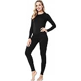 ViCherub Thermal Underwear for Women Fleece Lined Long Johns Base Layer Thermals Top and Bottom Set Cold Weather