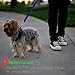 BWOGUE 2 Packs Dog Cat Safety Seat Belt Strap Car Headrest Restraint Adjustable Nylon Fabric Dog Restraints Vehicle Seatbelts Harness Dark Blue
