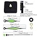 Mudder Quartz Clock Movement Mechanism Green Hands DIY Replace Repair Parts Kit