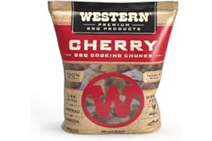 Western BBQ 28081 Smoking Pellet Wood Burning Grill Cooking Chunks, Cherry