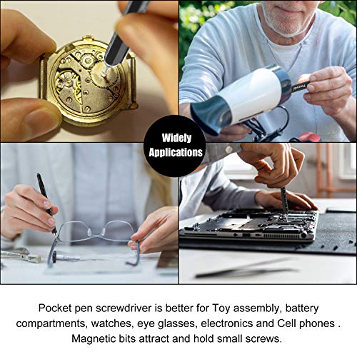 11 in 1 Multi-Tool Pen,Penyeah Pocket Clever Stylus Pen Combo Tool-7 Screwdrivers & Mesh Fiber Tip Stylus Pen& Ballpoint Pen & Spirit Level with 4"/10CM Ruler - Thumbnail 3