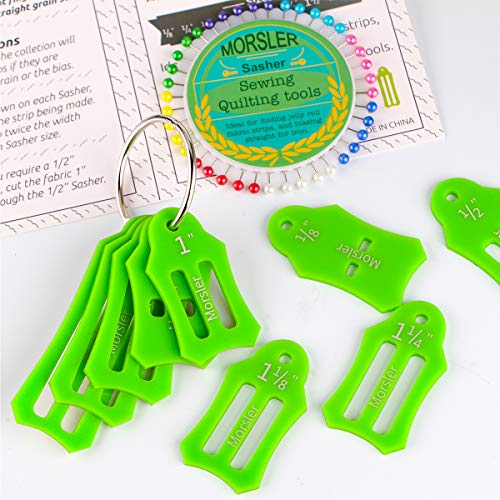 Jelly Roll Sasher Tool Set, 10 Pcs MultiSizes Sasher for Folding