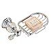 WINCASE Silver Soap Basket Holder, for Bathroom Shower Room Made of Zinc Alloy with Crystal Decoration Wall Mounted Luxury Chrome Finished