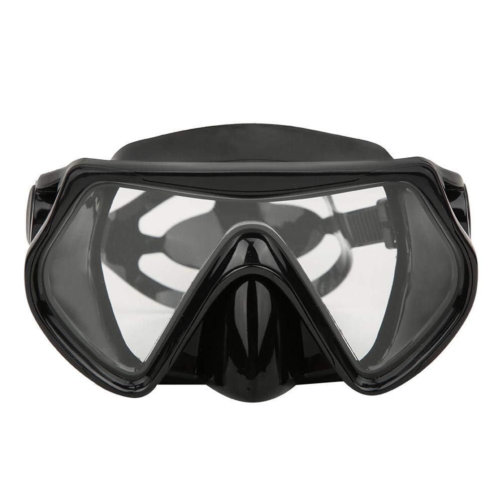 Diving Mask, Outdoor Adult Diving Snorkeling Scuba Mask Tempered Glasses Lens Broad View Swimming Googles