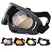 Laho UV Protection Ski Goggles Outdoor Sports Ski Glasses CS Army Tactical Military Goggles Windproof Snowmobile Bicycle Motorcycle Protective Glasses