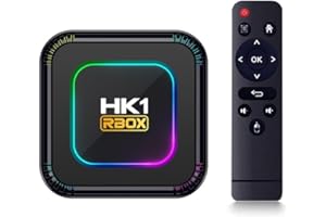 CHROX Android 13.0 TV Box,HK1 RBOX K8 Android TV Box RK3528 Quadcore 4GB RAM 128GB ROM Support 8K 3D 1080P 2.4/5.0Ghz WiFi BT