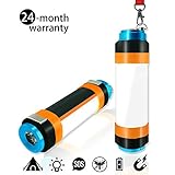 JingooBon Camping Lantern, USB Rechargeable LED Camp Light, Multifunctional Camping Lanterns, [Camping Accesories][Camping Gear] Portable Hanging Magnetic Power Bank Waterproof for Hiking [1-Pack]