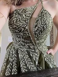 Beading Tulle Prom Dresses 2025 with Pockets