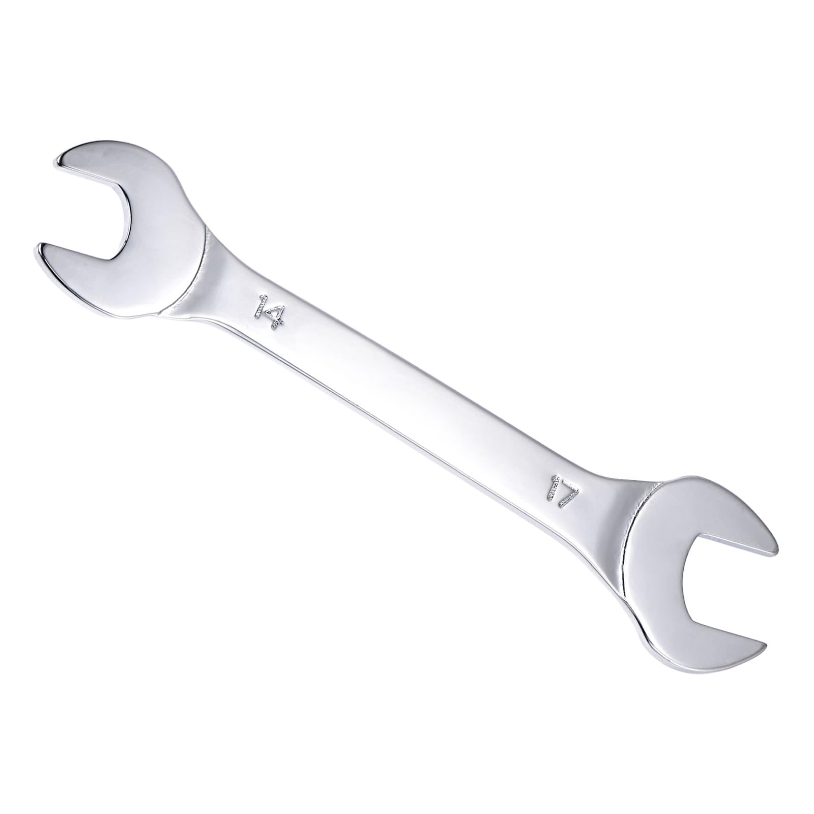 CoCud Thin Open End Wrench, Metric 14mm x 17mm, Double Ended Slim Wrench - (Applications: for Thin Nuts, Narrow Spaces), 1-Pieces