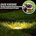 GIGALUMI Solar Ground Lights 8 Pack