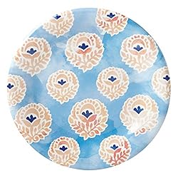 Dansk Pelle Floral Salad Plate, 0.45 LB, Multi