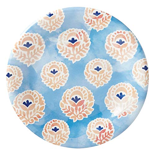 Dansk Pelle Floral Salad Plate, 0.45 LB, Multi