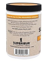 Superieur electrolitos – electrolito en polvo fresca de cítricos, 1