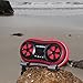 ECEEN Wireless Speaker - Bicycle Speaker Case with Hands-Free Speakerphone Calls and Rechargeable 4,000mAh Power Bank Charge for Cell Phones, Digital Gadget Devices and MP3 Players (Red)