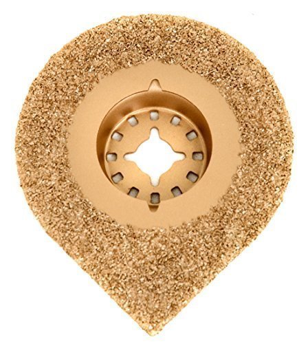 1x Saxton Carbide Teardrop Blade Compatible with Fein Multimater Bosch Makita Multitool