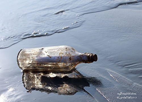 Beach Photography- Message in a Bottle