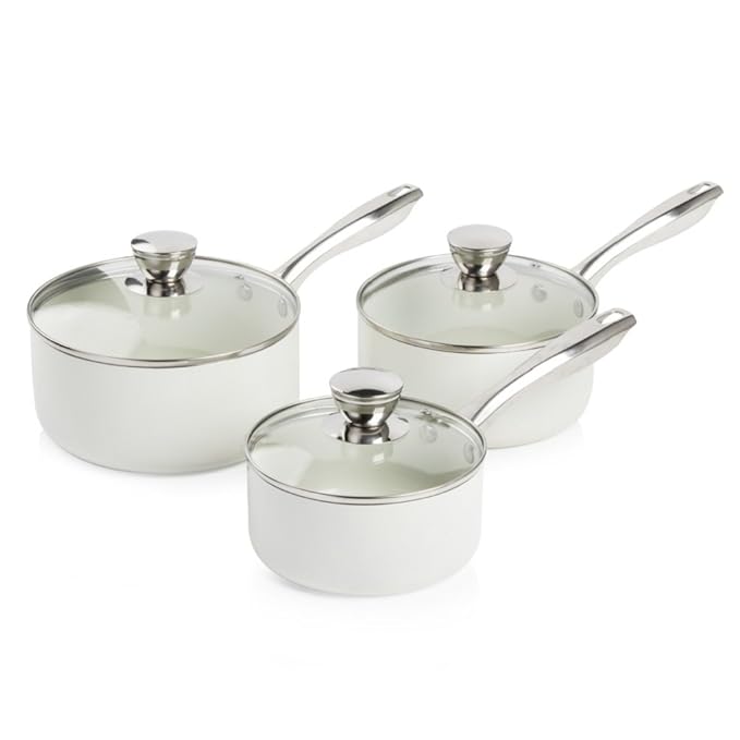 Pannensets Morphy Richards 5Piece Stainless Steel Pan Set Tempered