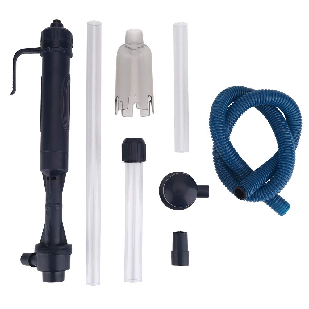 Aquarium Gravel Cleaner, Automatic Fish Tank Cleaner Vacuum Kit for Absorb Dirt Water Changing Sand Washing
