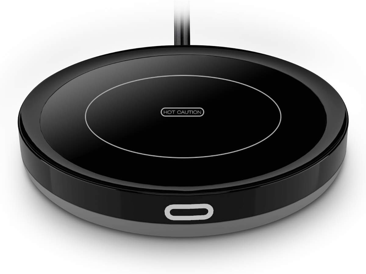 Smart Coffee Mug Warmer:Coffee Warmer Auto On/Off Gravity-Induction For Officre Home Desk (RR9 Black)