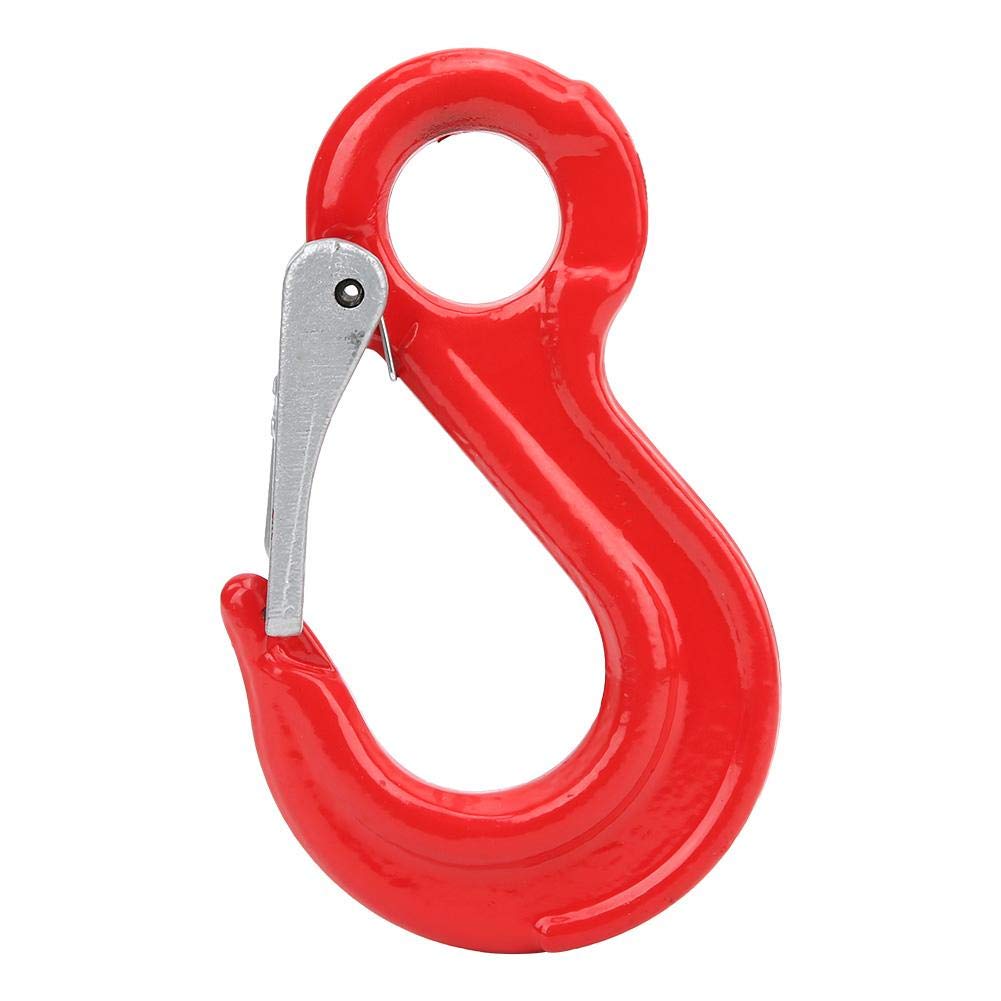 Photo 1 of 2Ton Round Fixed Alloy Steel Eye Lifting Hook with, Alloy Steel Crane Hoist Hook for Ship Construction Load Bearing 3200kg