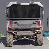 GrilleAdz Dust Screen Rear Mesh Fits Pioneer 1000-5 (Black)