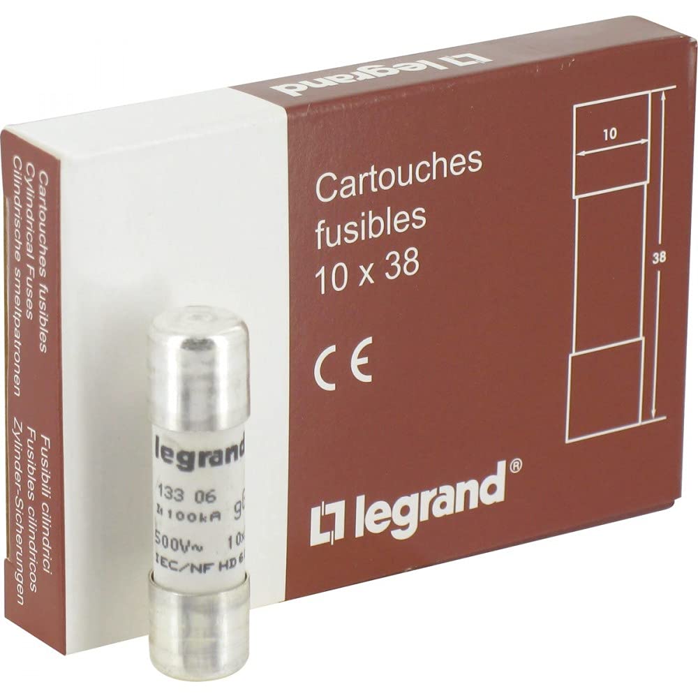 Legrand 013306 Fuse 10 x 38 mm 6A Type GG