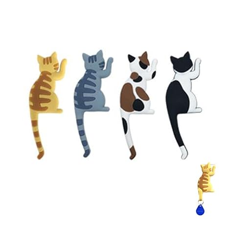 koolemon Cute Cat gancho imán para nevera frigorífico adhesivo ...