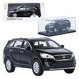TreForze 1:38 KIA ALL NEW SORENTO Black Display Mini Car Miniature Car