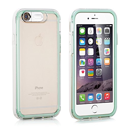 iPhone 6S Case, iPhone 6 Case, iPhone 6S Clear Case, BENTOBEN Shockproof Durable Transparent Crystal Anti-Scratch Hard PC Soft Silicone Bumper Protective Case for iPhone 6 6S (4.7 Inch), Mint Green