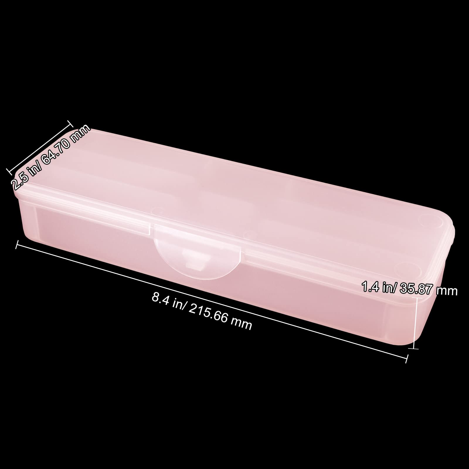 Beauticom Double-Layer Personal Storage Storage Case for Professional Nail Art Pens, Nail Brush, Tools (Pink)