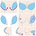 Welltogther Silicone Padded Invisible Push Up Bra Women Strapless Reusable Adhesive Bra