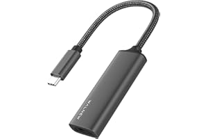 USB C to HDMI Adapter, 4K Thunderbolt 3 Compatible for MacBook Pro/Air, iPad Pro, Surface, Dell, Samsung Phones and More (Gra