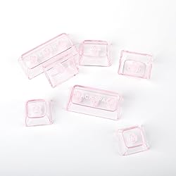 KiiBoom Transparent PC Keycaps Set, 146 Keys