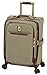 LONDON FOG Cambridge II Softside Expandable Spinner Luggage, Black White Houndstooth, Carry-On 20-Inch