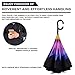 Reverse Inverted Inside Out Umbrella - Upside Down UV Sun Protection Windproof Brella That Open Better Than Most Umbrellas, Reversible Folding Double Layer, Suitable for Golf, Car, Women and Men
