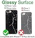 A-Focus Case for iPhone 8 Plus Black Case, iPhone 7 Plus Case Marble, IMD Design Stone Pattern Texture Soft Flexible TPU Slim Fit Cover Case for iPhone 7 Plus 8 Plus 5.5 inch Glossy Black