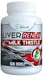 Liver Cleanse and Detox with Milk Thistle Extract Plus Antioxidant Benefits & Best Liver Support Supplement 30 Day Supply Veggie Capsules  Liver Renew By Islands Miracle